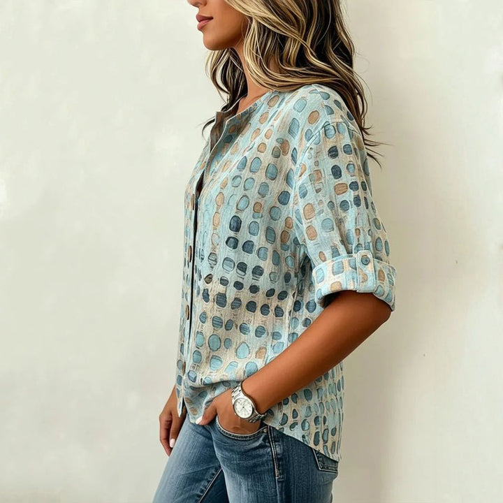 Casual Vintage Shirt, view 2 - Elena Harper