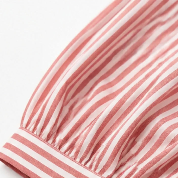 Casual Striped Shirt, view 9 - Elena Harper