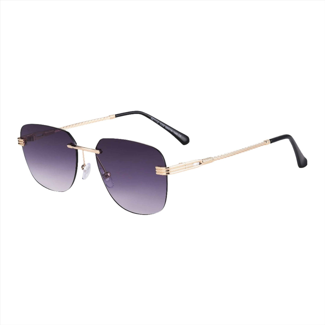 Suné™ Lunar sunglasses for women by Emma & Rose Manhattan, stylish black frame with tinted lenses, perfect for sunny days