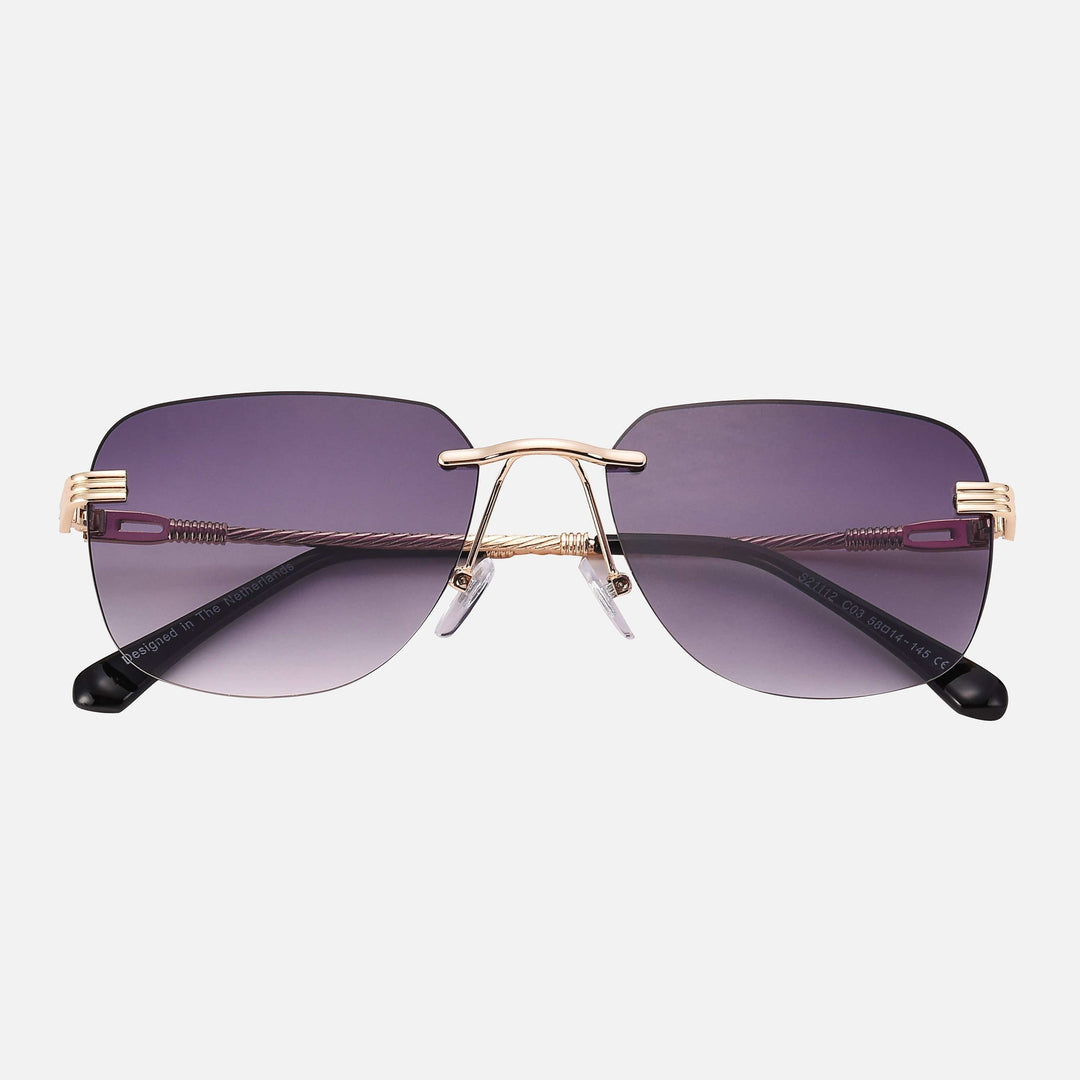 Suné™ Lunar sunglasses for women by Emma & Rose Manhattan, stylish round frames with tinted lenses.