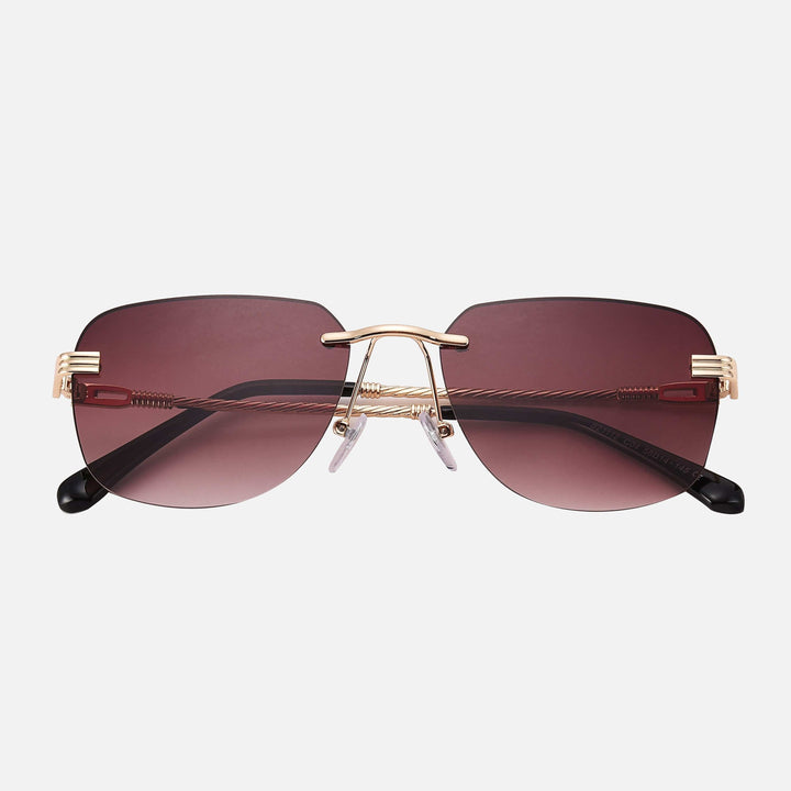 Suné™ Lunar sunglasses for women by Emma & Rose Manhattan featuring round tinted lenses and stylish frame design.