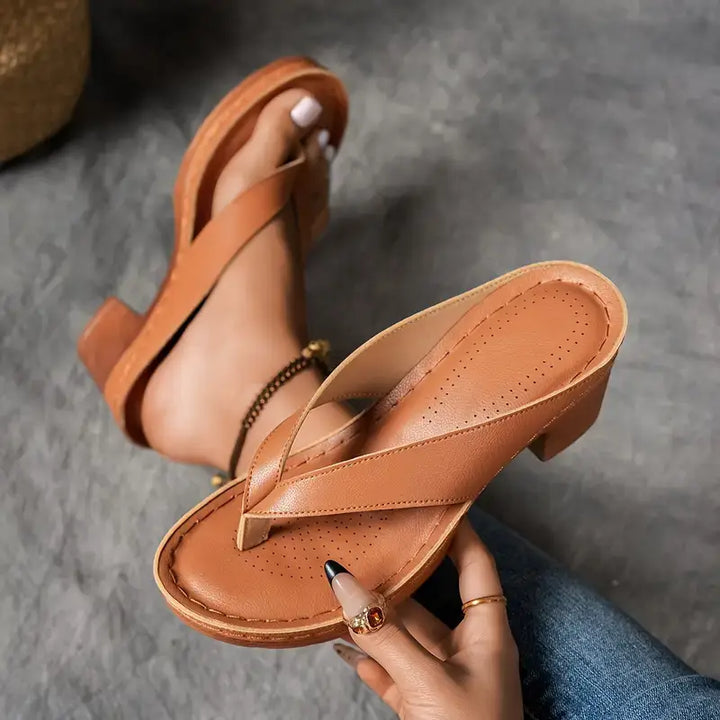 Clara orthopedic sandals by Emma & Rose Cape Town featuring cushioned straps and supportive soles in neutral tones.