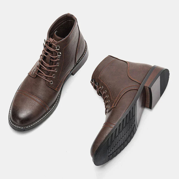 Dakota Classic Derby Boots, view 3 - Elena Harper