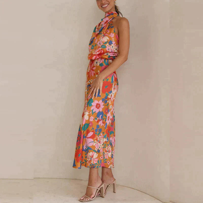 Women's Floral Maxi Dress - Veronica