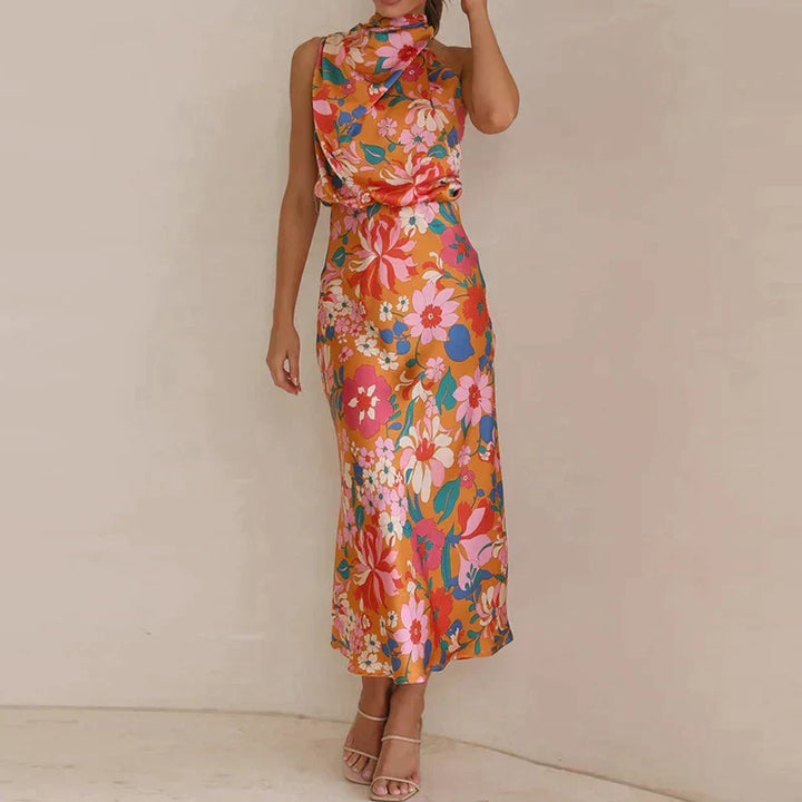 Women's Floral Maxi Dress - Veronica