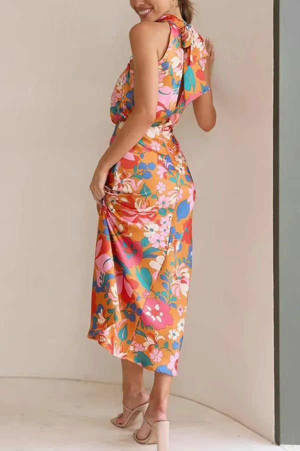 Women's Floral Maxi Dress - Veronica