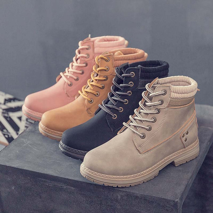 Women's Boots Sneaker Look Plush Lining Lightweight Winter with Rubber Sole, view 10 - Elena Harper
