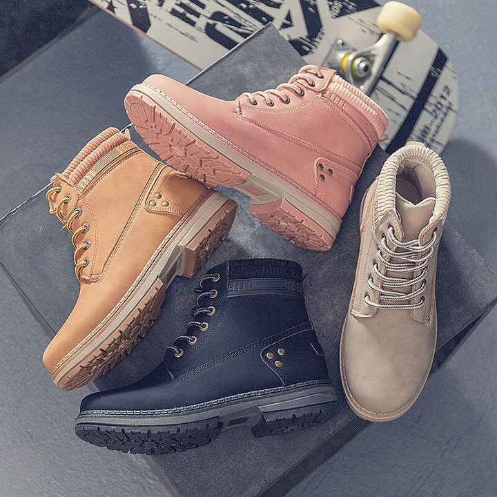 Women's Boots Sneaker Look Plush Lining Lightweight Winter with Rubber Sole, view 7 - Elena Harper