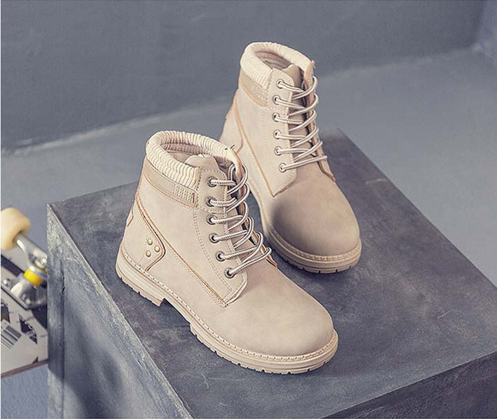 Women's Boots Sneaker Look Plush Lining Lightweight Winter with Rubber Sole, view 8 - Elena Harper