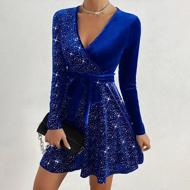 Women's Long Sleeve Mini Dress Frida, view 5 - Elena Harper