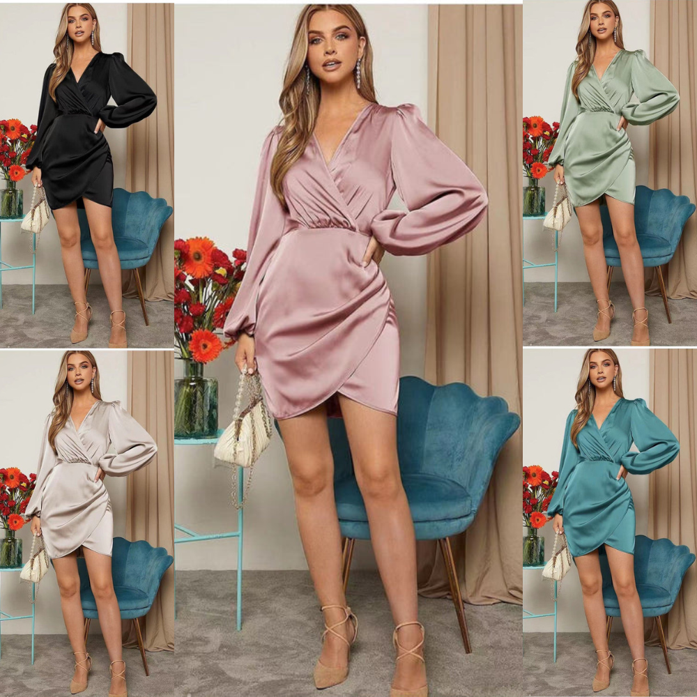 Women's Long Sleeve Mini Dress – Paula