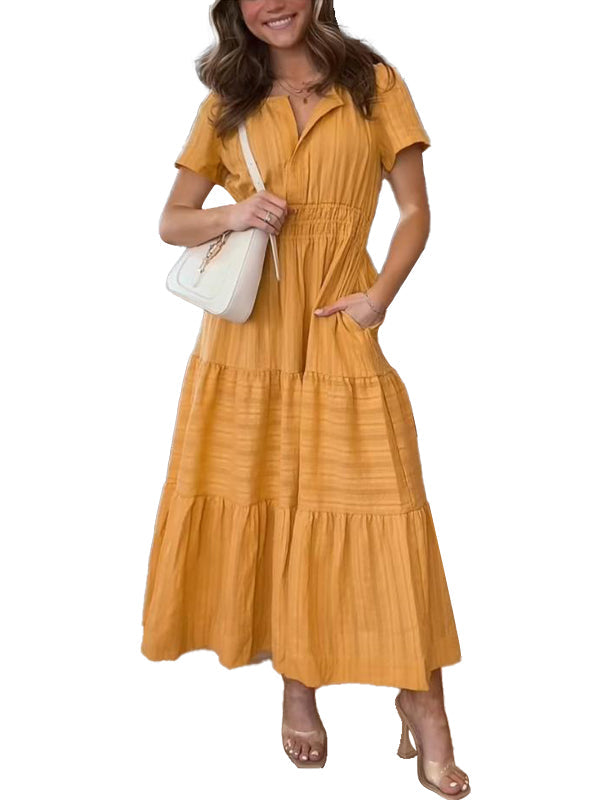 Women's Summer Boho Maxi Dress – Abby