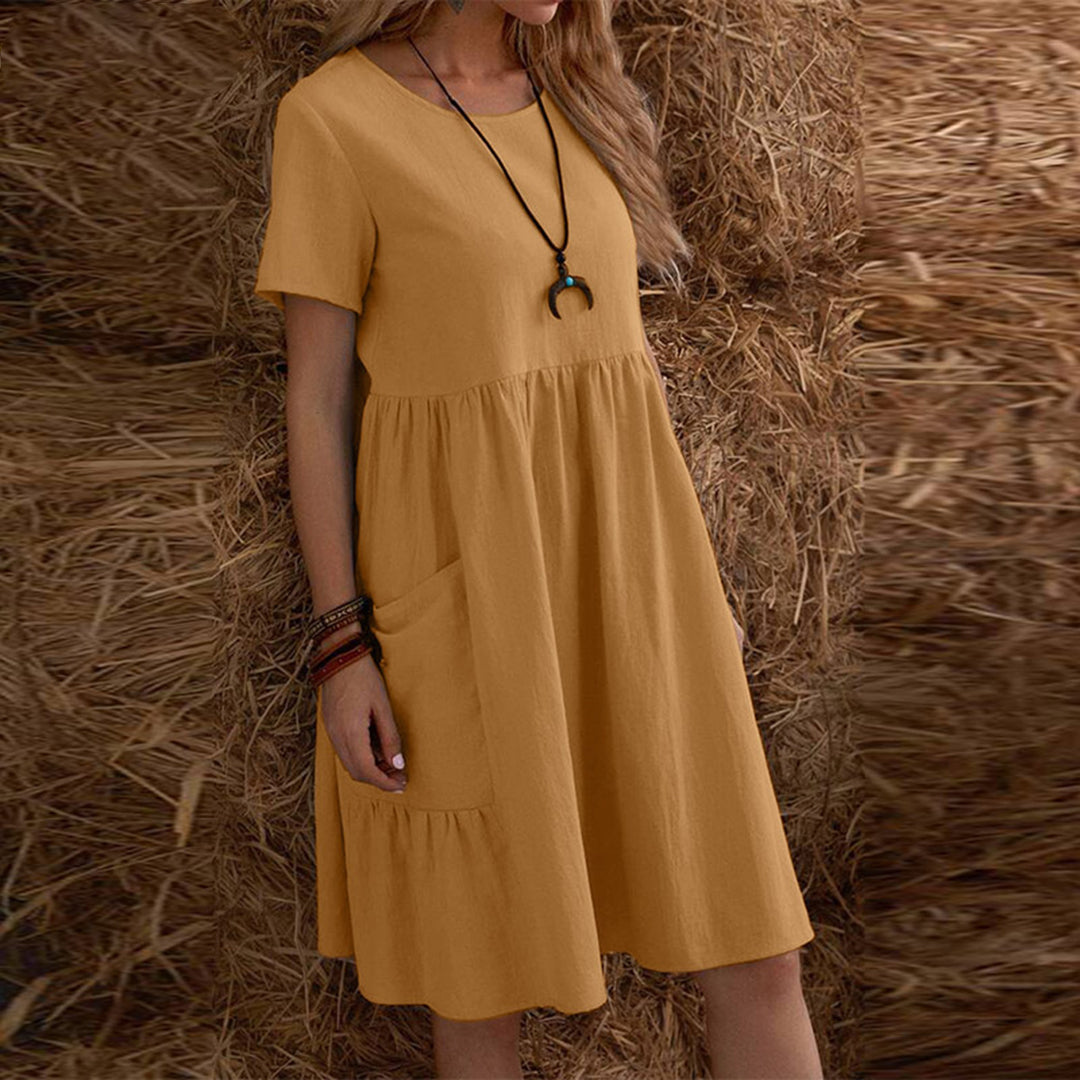 Women's Summer Dress Airy Design Elegant Cut - Lisa
