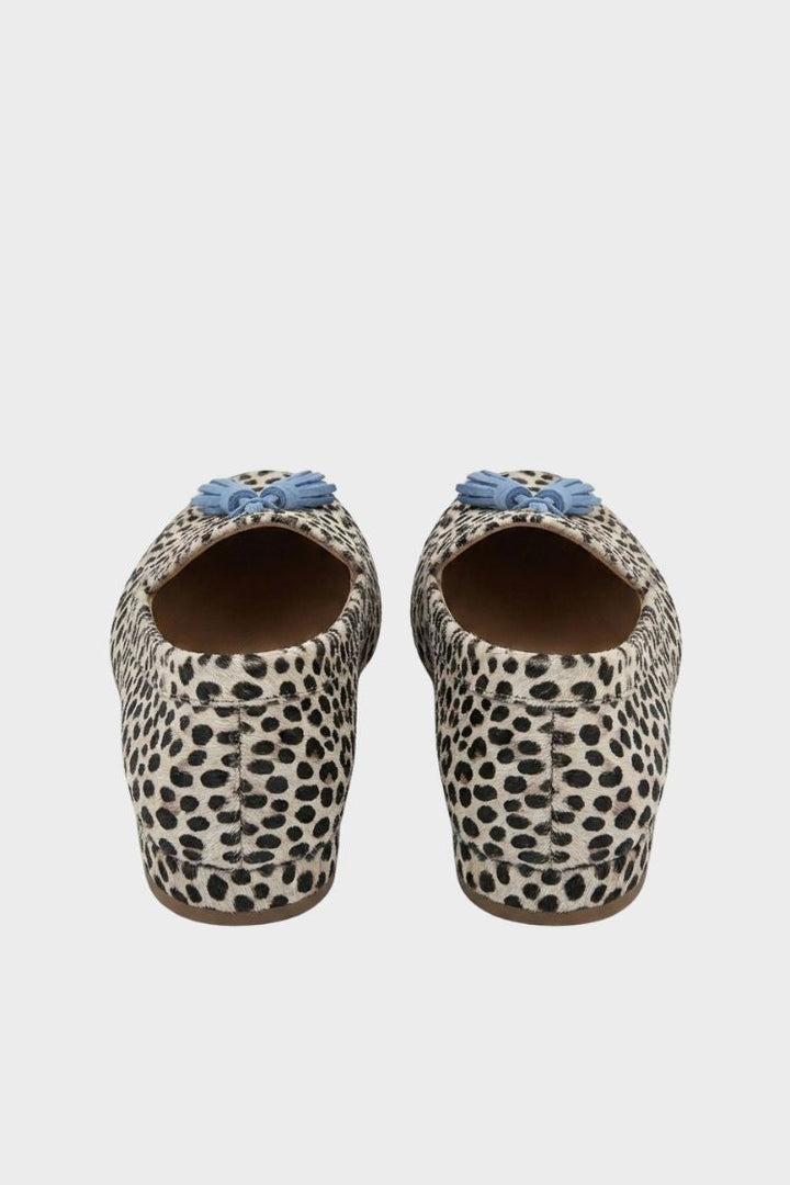 Women's Patterned Loafers | Pointed Front & Tassel Detail