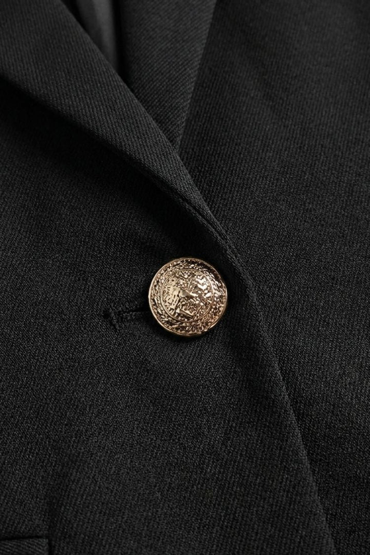 Women’s Tailored Blazer | Notched Collar & Button Detail
