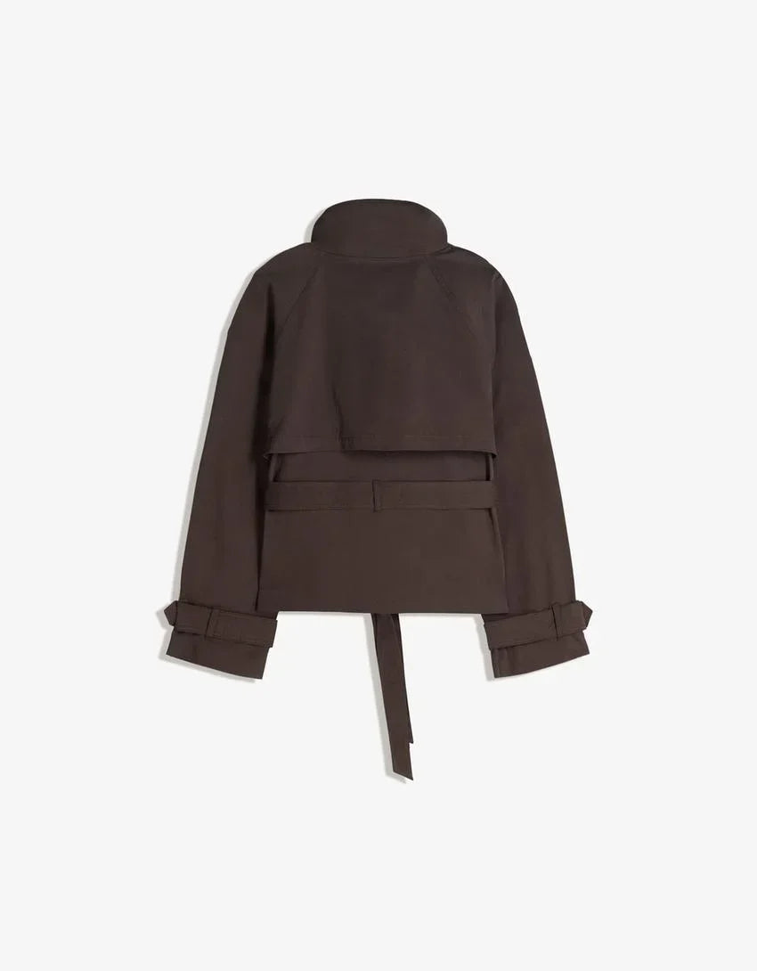 Ladies Trench Coat with Belt Classic Fit