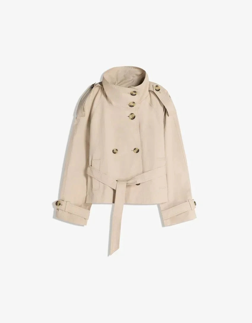 Ladies Trench Coat with Belt Classic Fit