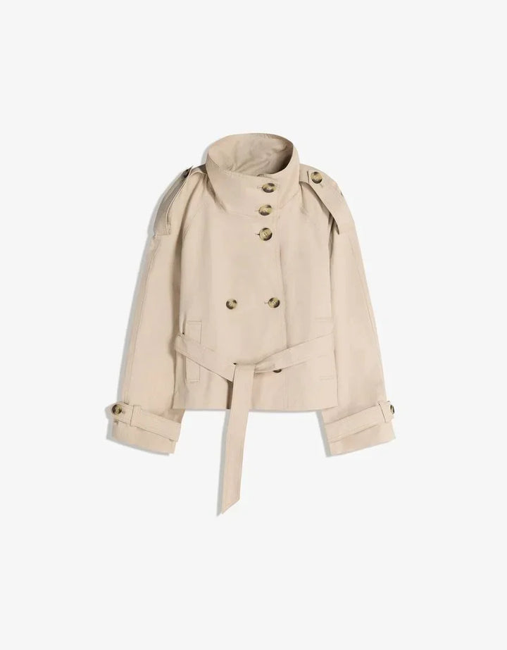 Ladies Trench Coat with Belt Classic Fit
