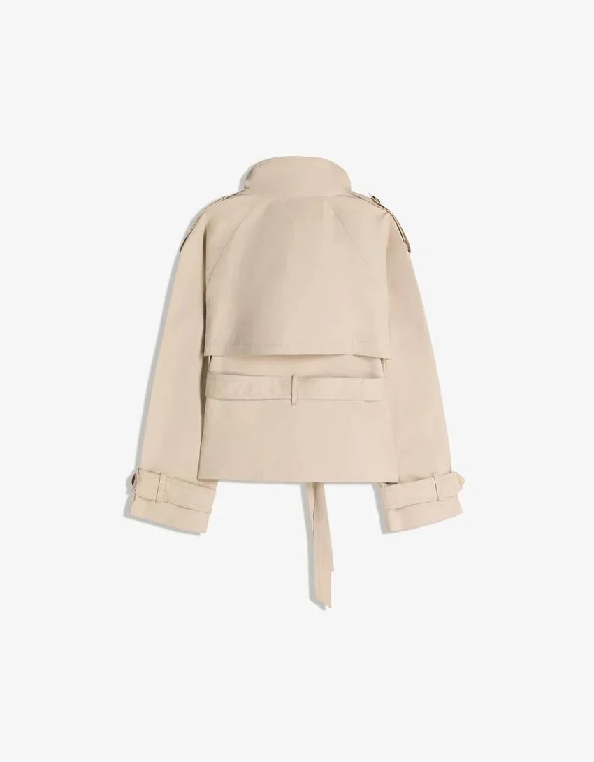 Ladies Trench Coat with Belt Classic Fit