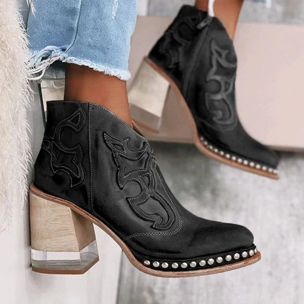 Sue™  Norwich Embroidered Leather Boots