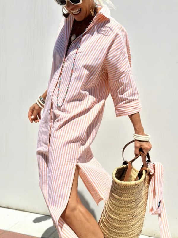 MIDILENGTH POLO DRESS FOR WOMEN