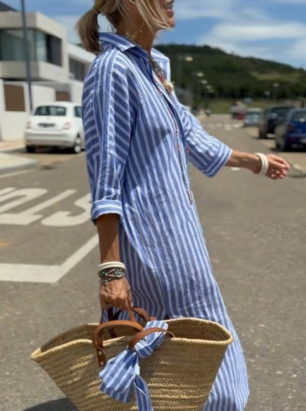 MIDILENGTH POLO DRESS FOR WOMEN