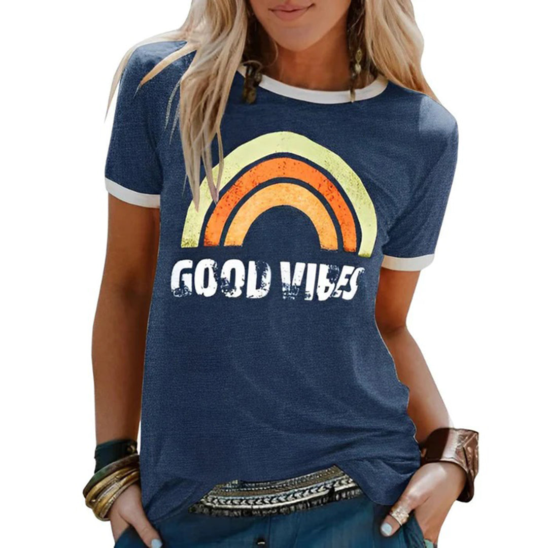 Alvhilde | Relaxed and Colourful Graphic T-Shirt