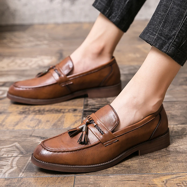 Fabrizio Classic Borlette Loafer, view 6 - Elena Harper