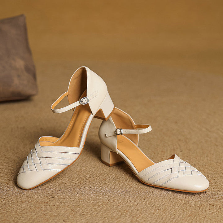 Elara Women’s Elegant Block Heel Shoes - Elena Harper