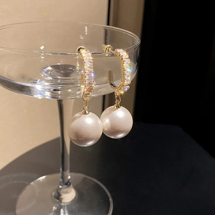 Gabriëlle™  |  Elegant Earrings Pearls Zirconia