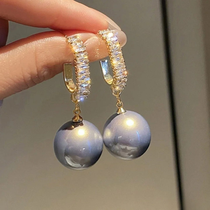 Gabriëlle™  |  Elegant Earrings Pearls Zirconia