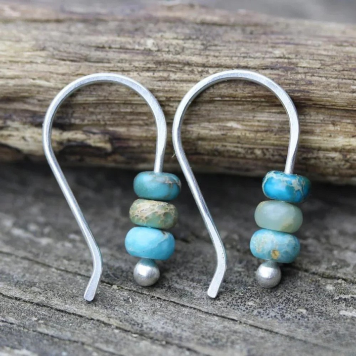 Turquoise™  |  Pearl Earrings