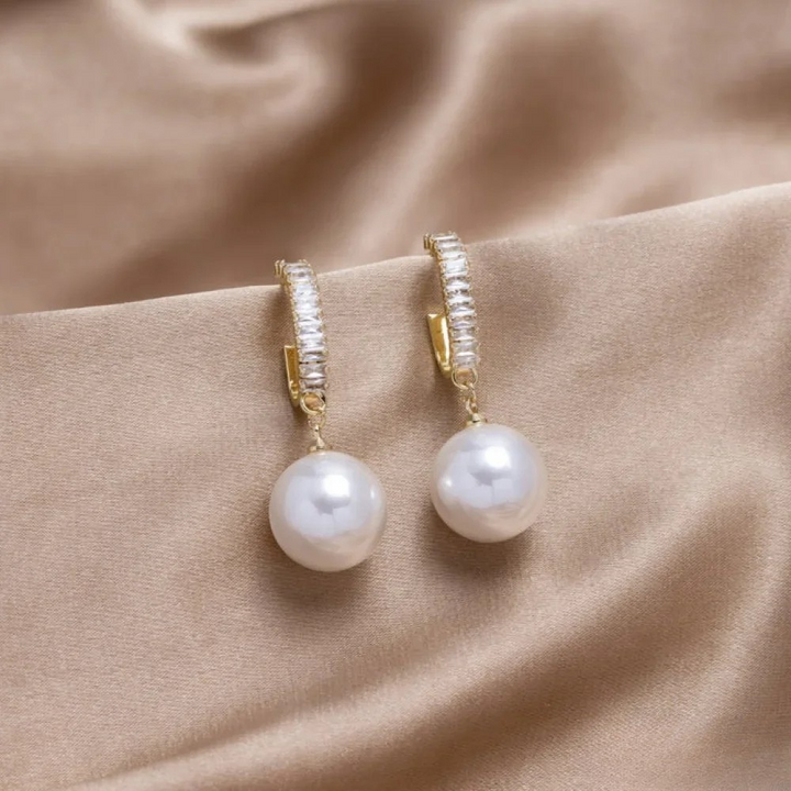 Gabriëlle™  |  Elegant Earrings Pearls Zirconia