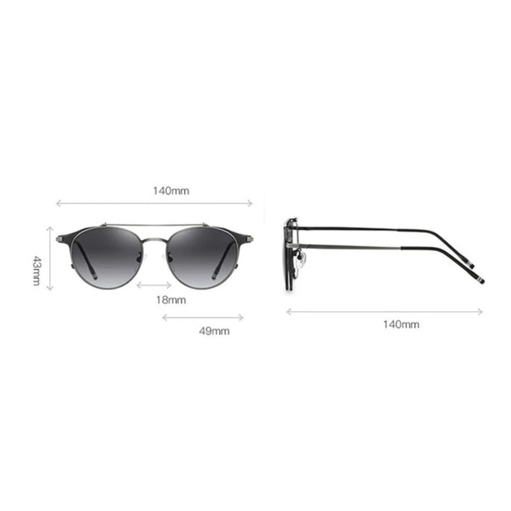 DOUBLE BRIDGE SUNGLASSES FOR MEN
