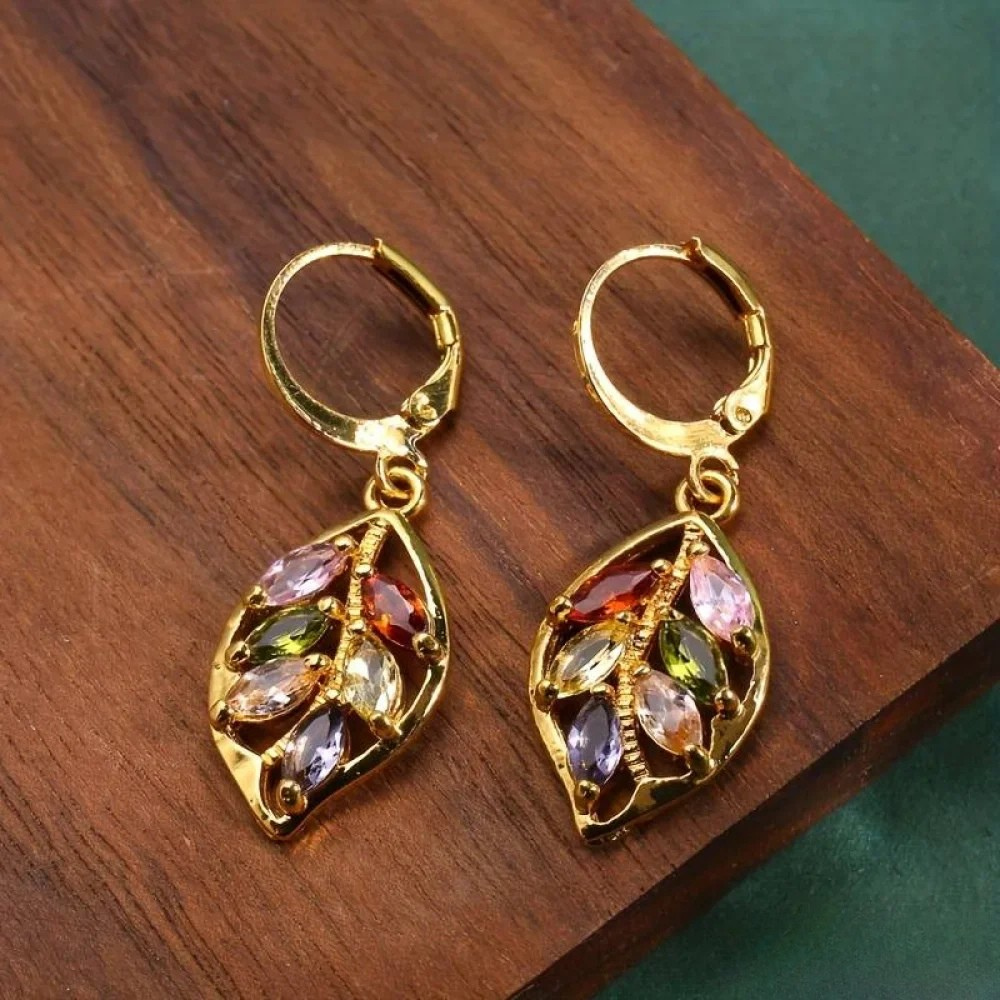 Ophelia™  |  Vintage Golden Leaf Zirconia