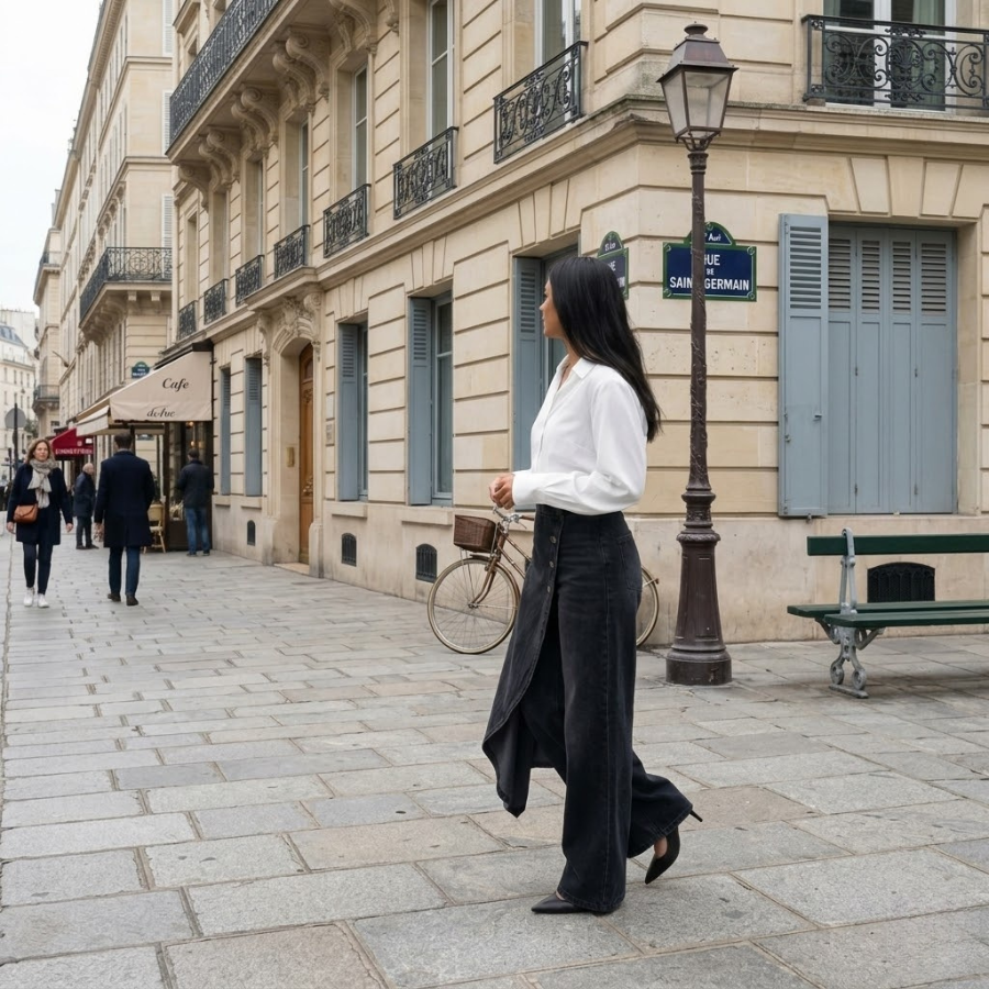 WIDE JEANS FOR WOMEN