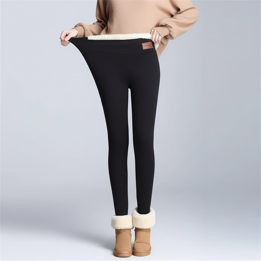 Thick, Warm Leggings Lisa, view 2 - Elena Harper