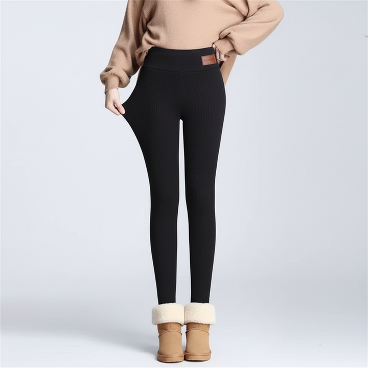 Thick, Warm Leggings Lisa, view 4 - Elena Harper