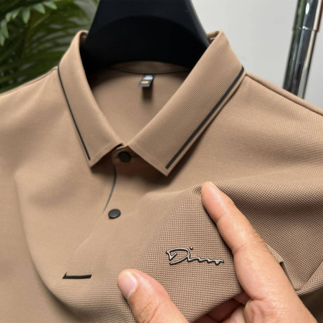 Leopoldo Fluid Cut Polo, view 2 - Elena Harper