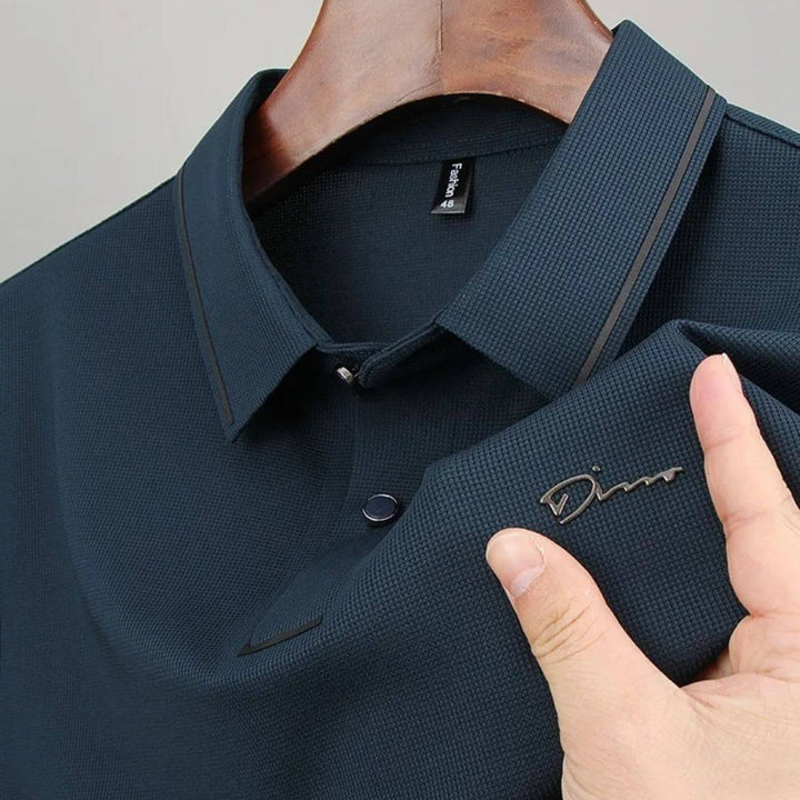 Leopoldo Fluid Cut Polo, view 3 - Elena Harper