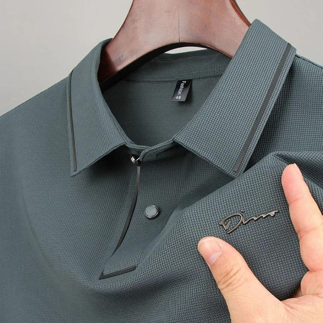 Leopoldo Fluid Cut Polo, view 7 - Elena Harper