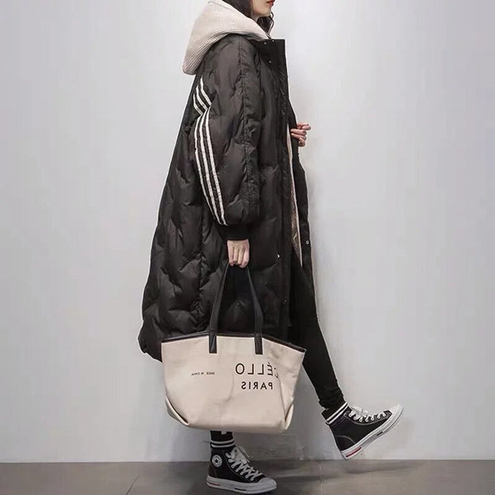 Danielle - Elegant Oversized Down Jacket with Hood