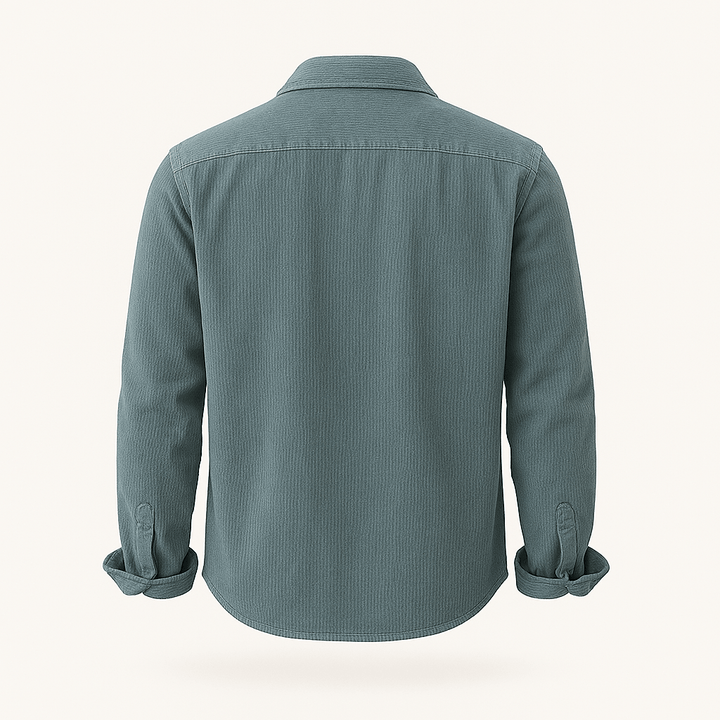 Hamdun Corduroy Shirt with Buttons - Elena Harper