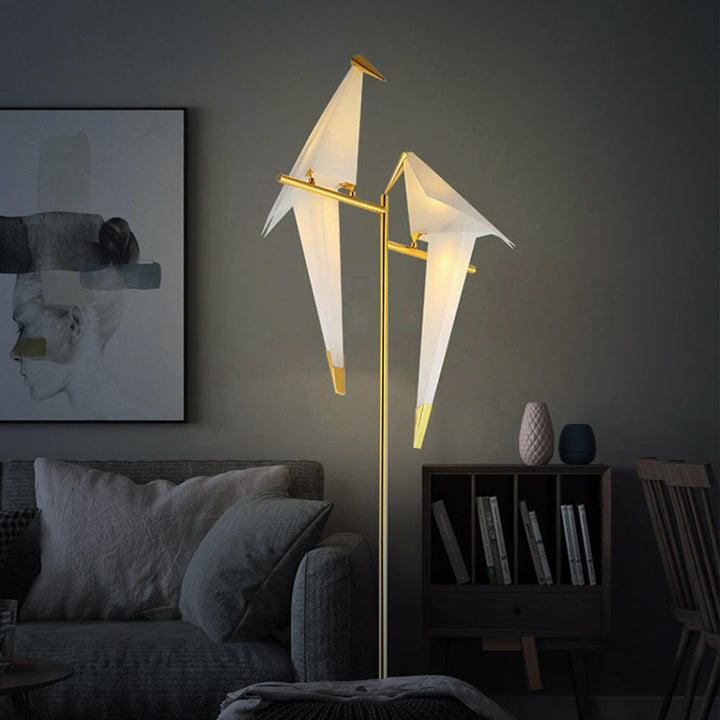 Birdy Origami Table Lamp – Warm Ambient Light and Modern Wing Design