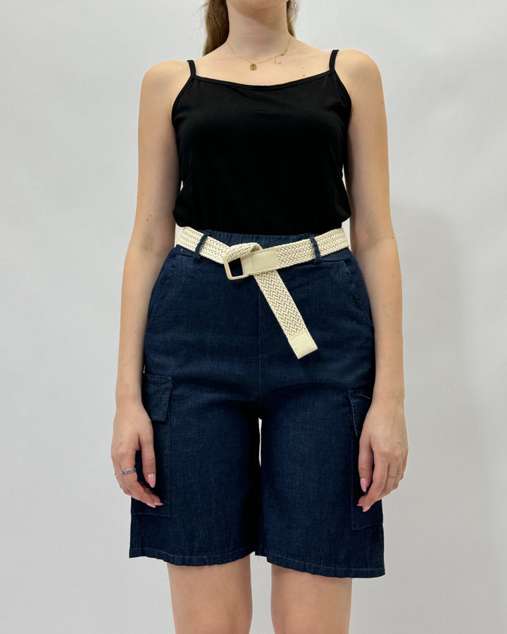 Olivia™  |  soft luxurious fabrics Cargo Shorts Belt