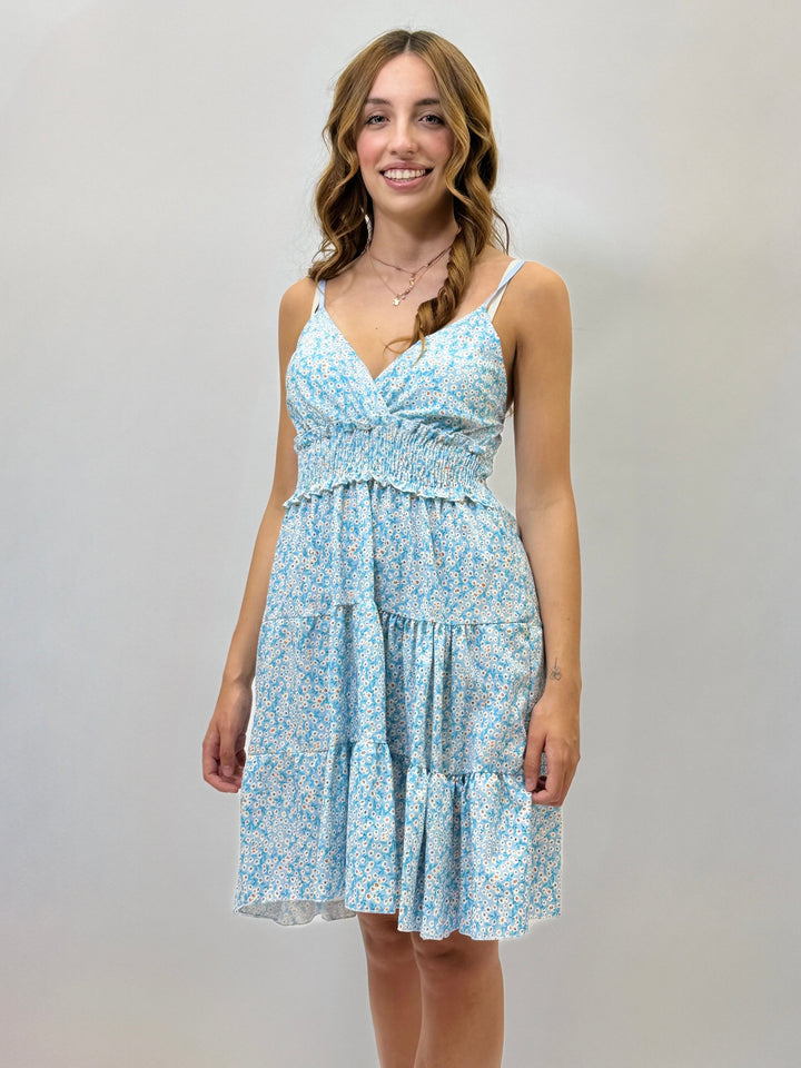Yvette™  |  Floral Short Dress Waist