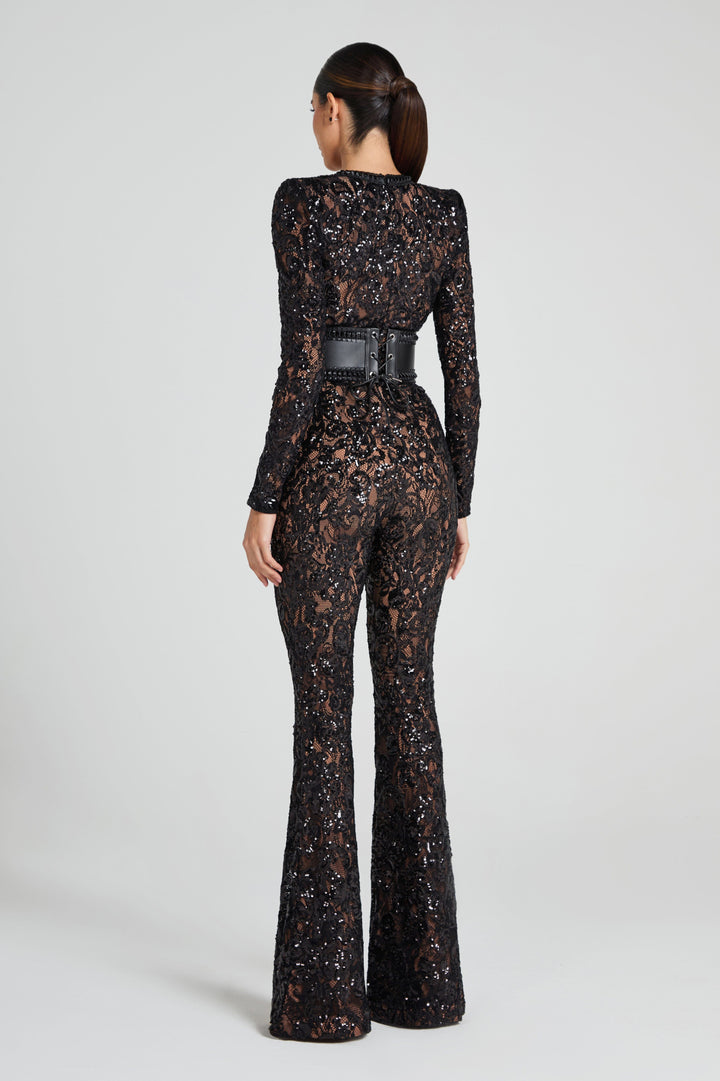 Serin™ | Elegant Sequin Jumpsuit