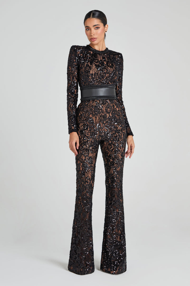 Serin™ | Elegant Sequin Jumpsuit