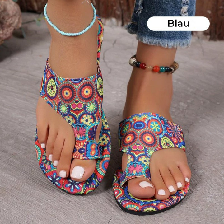Andrea Lightweight orthopedic flat sandals for women, view 2 - Elena Harper