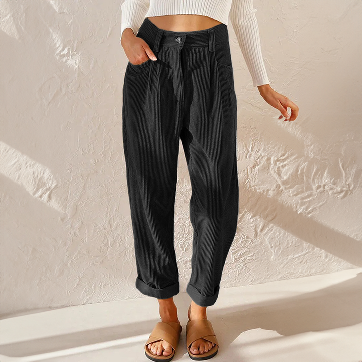 Stefanie | Women's High Waist Wide Leg Pants